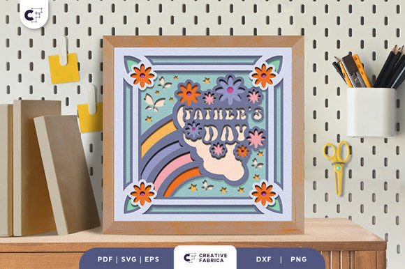 Download Happy Fathers Day 3D Paper Cutting SVG - Happy fathers day 3d paper cut Collection