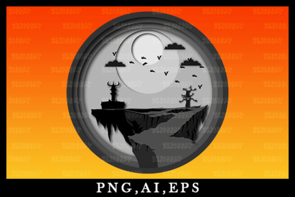 Download Halloween Paper Cut Illustration Clipart - Halloween paper cut Collection